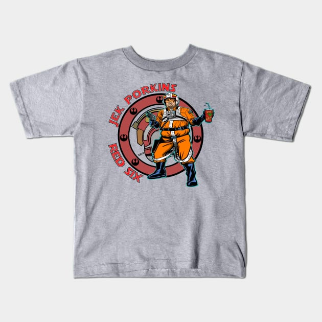 RED SIX Kids T-Shirt by blakely737